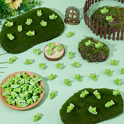 樹脂製ペリドットの置物装飾品  家庭菜園の装飾  マイクロランドスケープドールハウスアクセサリー  グリーン  25x12.5x14.5mm&nbsp;DJEW-WH0016-73