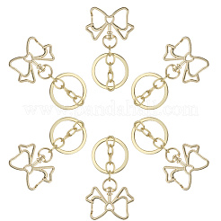 18Pcs Alloy Keychain Clasps&nbsp;KEYC-SC0001-74B-G