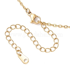 Brass Macrame Pouch Natural Amethyst Inside & 304 Stainless Steel Pendant Necklaces for Women&nbsp;NJEW-JN05607-03