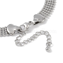 Brass Hollow Ball Chain Bracelets&nbsp;BJEW-H609-02P