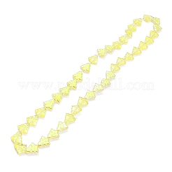 Transparent Electroplate Glass Bead Strands&nbsp;EGLA-C002-HP03