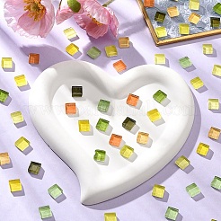 8 Colors 20Pcs Transparent Glass Cabochon&nbsp;GLAA-YW0003-66A
