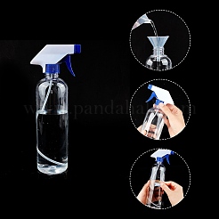 ガーデニング噴霧器トップトリガー交換ノズル  ミストスプレー＆ストリームスプレー付き  ラウンド28/400ネックボトルに適合  ブルー  270mm  19個/セット&nbsp;KY-AR0001-04