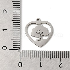 Non-Tarnish 201 Stainless Steel Pendants&nbsp;STAS-E206-06P-05