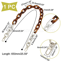 Acrylic Cable Chains Bag Handles&nbsp;FIND-WH0090-97P
