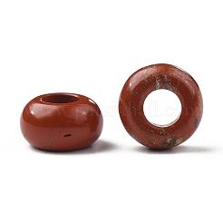 天然＆合成宝石ビーズ  大ホールホールビーズ  ロンデル  14~15x7~10mm  穴：5~6mm&nbsp;G-K216-01
