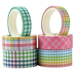 1 Bag 6 Rolls DIY Scrapbook Decorative Paper Tapes&nbsp;DIY-SP0005-15A