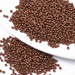 TOHOラウンドシードビーズ  11/0  日本製シードビーズ  （1707)つの金色の大理石のオレンジ  11/0  2x1.5mm  穴：0.5mm  約20000個/袋  100 G /袋&nbsp;SEED-R049-1707