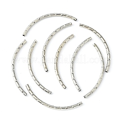 Brass Curved Tubes Beads&nbsp;KK-B793-N