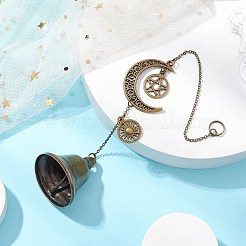 Iron Bell Pendant Decoration&nbsp;HJEW-JM02486