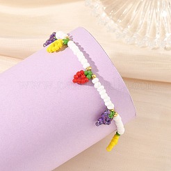 Summer Handmade Fruit Seed Bead Bracelets&nbsp;BJEW-MZ00351