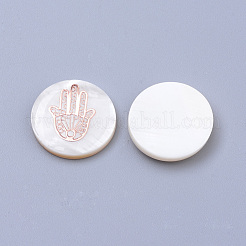Freshwater Shell Cabochons&nbsp;BSHE-S622-10