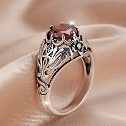 Alloy and Rhinestone Finger Rings for Women&nbsp;FS-WG94321-04