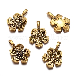 Tibetan Style Alloy Pendants&nbsp;TIBEP-A12063-LF-1