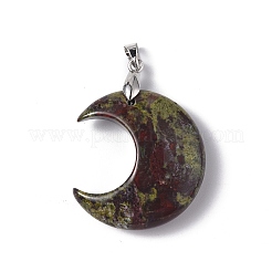 Natural Dragon Blood Jasper Pendants&nbsp;G-Z022-04J
