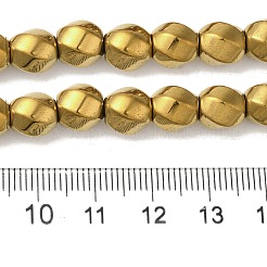 Electroplated Synthetic Magnetic Hematite Beads Strands&nbsp;G-I364-J01