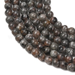 Natural Fluorescent Syenite Rock(Glow under UV Light) Beads Strands&nbsp;GG-NH0012-A01-4mm