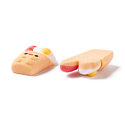 オペーク樹脂カボション  動物と食べ物  ミックスカラー  18.5~28x17~26x7~10mm&nbsp;RESI-H140-06