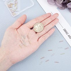 メッキ真鍮チューブビーズラック  長持ちメッキ  ミックスカラー  24x1.5mm  穴：0.5mm  3色  20個/カラー  60個/箱&nbsp;KK-FH0001-19