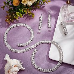 Double Rows Alloy Rhinestone Cup Chain&nbsp;FIND-NB0002-71