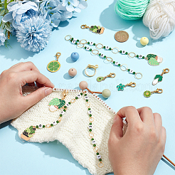 Green Plants Theme DIY Knitting Tool Sets&nbsp;HJEW-NB00149