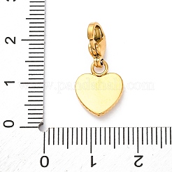 Heart 304 Stainless Steel Rhinestone Pendant Decorations&nbsp;STAS-I331-14G-A