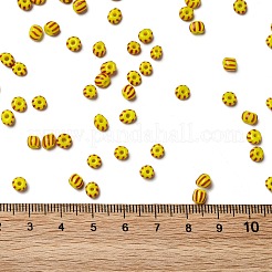 6/0 Opaque Colours Seep Glass Seed Beads&nbsp;X-SEED-F003-04A-01
