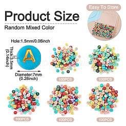 500Pcs 5 Colors Opaque Acrylic Beads&nbsp;OACR-TA0003-87