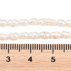 Natural Cultured Freshwater Pearl Beads Strands&nbsp;PEAR-D003-01D-04