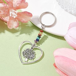 Heart Alloy Pendant Keychain&nbsp;KEYC-JKC00626-03