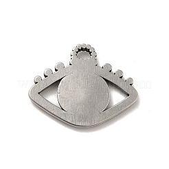 Non-Tarnish 304 Stainless Steel Pendant Cabochon Settings&nbsp;STAS-I694-33P