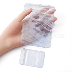 60Pcs 3 Sizes Rectangle PVC Resealable Packaging Bags&nbsp;OPP-YW0001-02