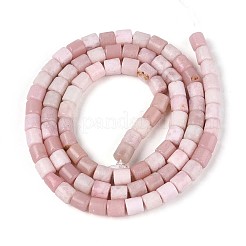 天然石ピンクオパールビーズ連売り  コラム  4~4.5x4.5~5mm  穴：1mm  約88~91個/連  15.16~15.35''（38.5~39センチメートル）&nbsp;G-T141-85B-02