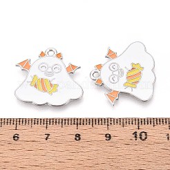 Halloween Theme Alloy Enamel Pendants&nbsp;ENAM-T022-54P-12