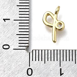 Brass Micro Pave Cubic Zirconia Pendants&nbsp;KK-B132-12G-P
