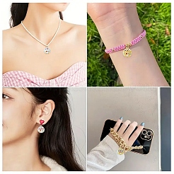 28Pcs 14 Colors Alloy Enamel Charms&nbsp;FIND-YW0011-46