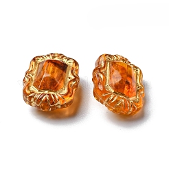 Imitation Amber Transparent Acrylic Beads&nbsp;X-MACR-D071-02H