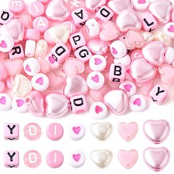 DIY Heart Letter Beads Findings Kit&nbsp;DIY-FS0009-98