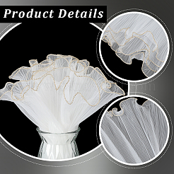 Wrinkled Wavy Gauze Yarn Flower Bouquets Wrapping Packaging&nbsp;DIY-CY0001-78A