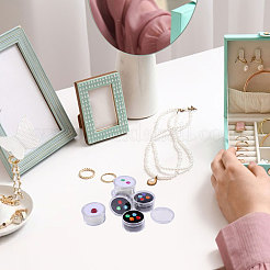 50Pcs 2 Colors Plastic Nail Decorate Storages&nbsp;MRMJ-CA0001-57