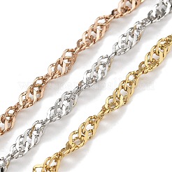 304 Stainless Steel Rope Chain Bracelets&nbsp;BJEW-H618-16MC