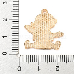 Christmas Theme Alloy Enamel Pendants&nbsp;ENAM-M221-01KCG-01