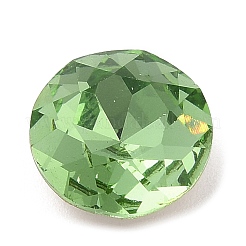 尖底&バックメッキガラスラインストーンカボション  多面カット  ダイヤモンド  ミックスカラー  10x5mm&nbsp;GLAA-B012-60B