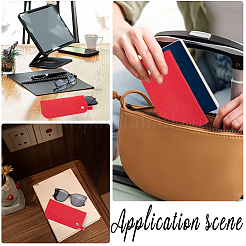 3Pcs 3 Colors Rectangle Felt Eyeglass Case&nbsp;AJEW-CN0007-36B