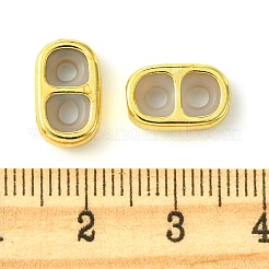 Rack Plating Brass with Plastic Slide Charms&nbsp;KK-G501-11G