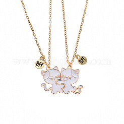 Alloy with Enamel Pendant Necklaces&nbsp;PW-WG800FB-01
