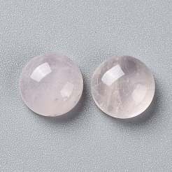 天然石ローズクォーツカボション  半円  10x5~6mm&nbsp;G-L553-32A