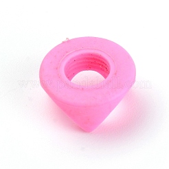 子供用シリコン鉛筆グリッパー 60色 4個  ミックスカラー  16x8mm  15個/カラー&nbsp;AJEW-GF0003-34