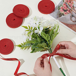 4 Rolls Polyester Glitter Ribbon&nbsp;OCOR-ME0001-47B