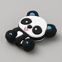 Panda Silicone Beads&nbsp;SIL-WH0002-82A